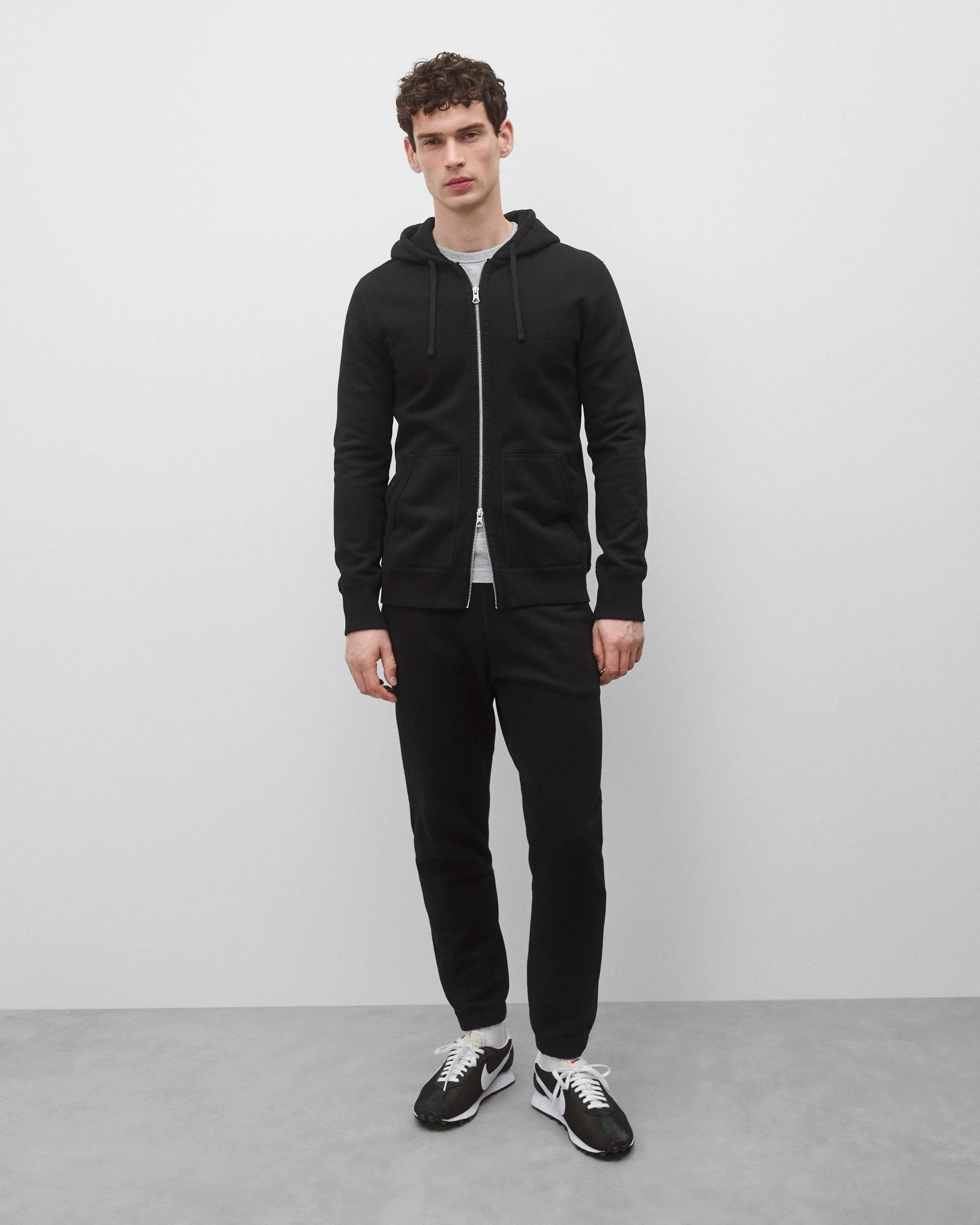 Midweight Terry Slim Zip Hoodie - Image 3