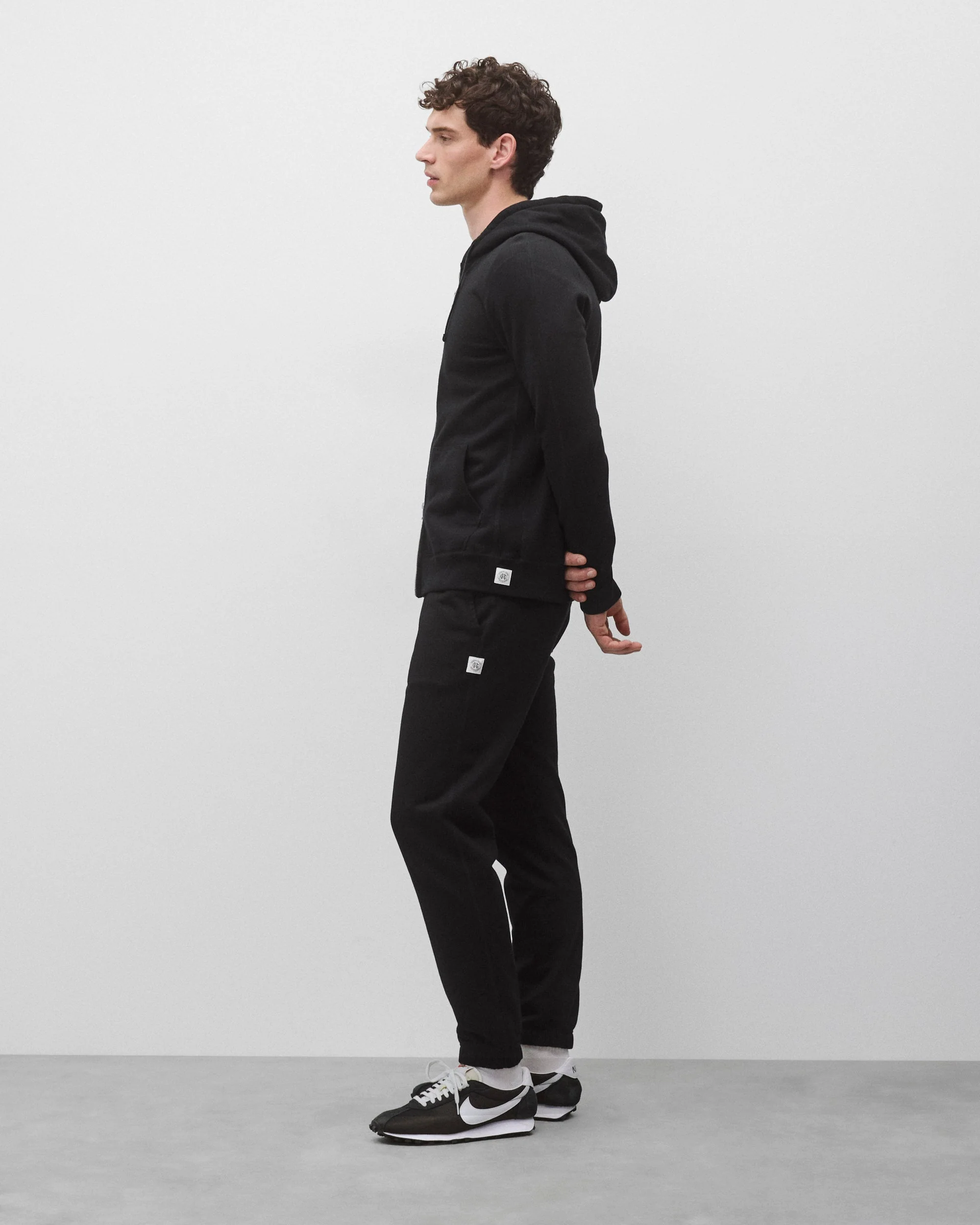 Midweight Terry Slim Zip Hoodie - Image 4