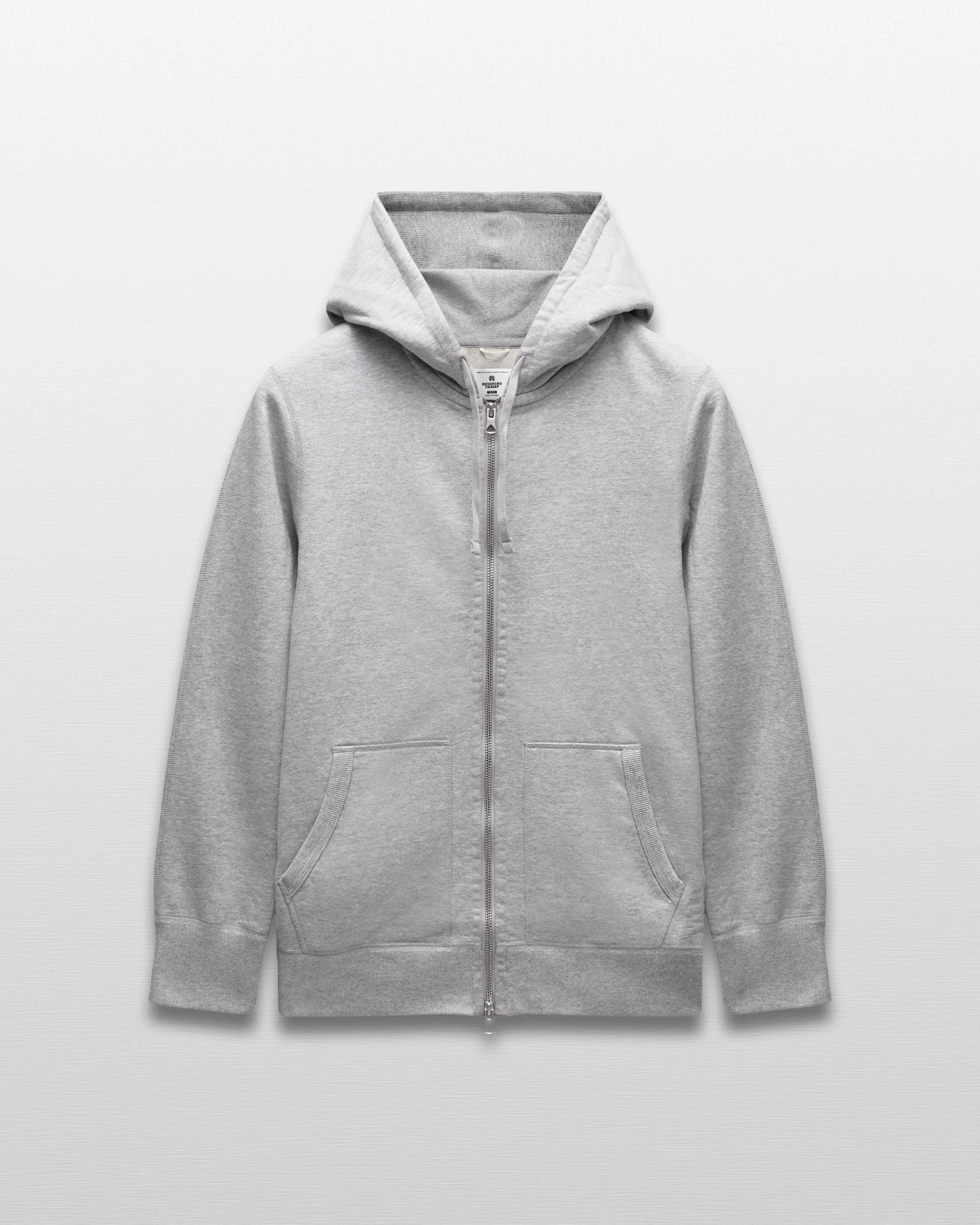 Midweight Terry Slim Zip Hoodie - Image 7