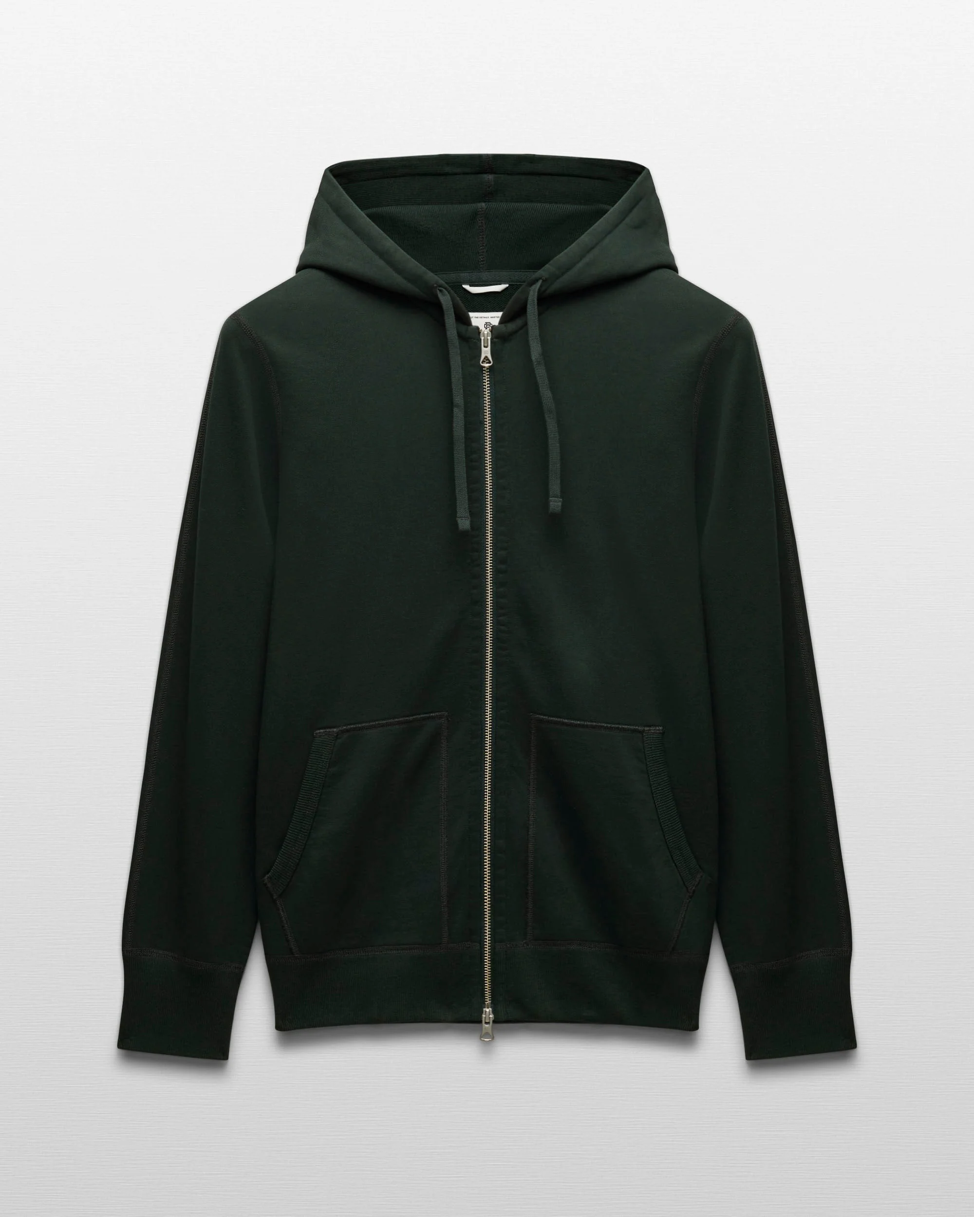 Midweight Terry Slim Zip Hoodie - Image 5