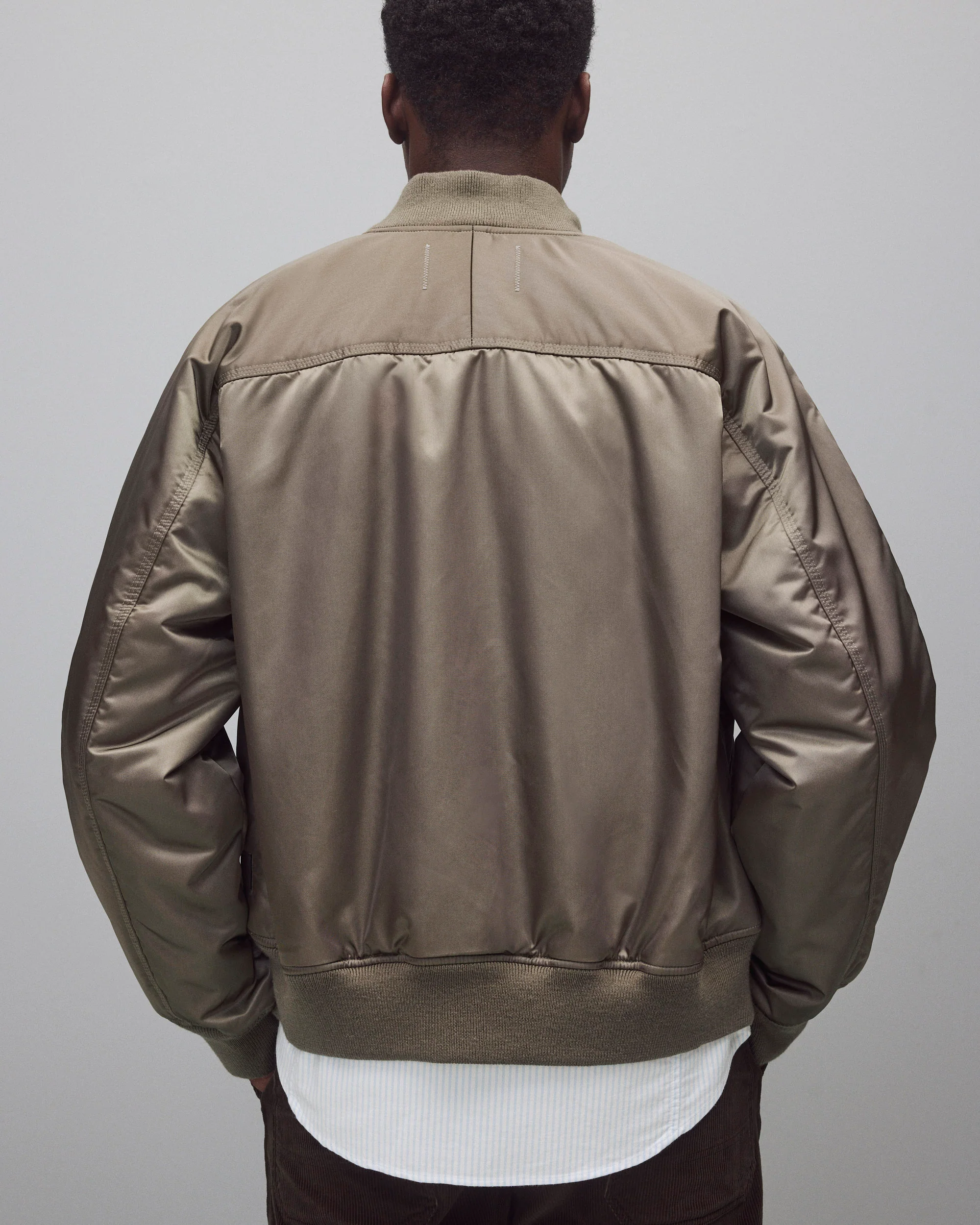 Nylon Twill Crew Jacket - Image 4