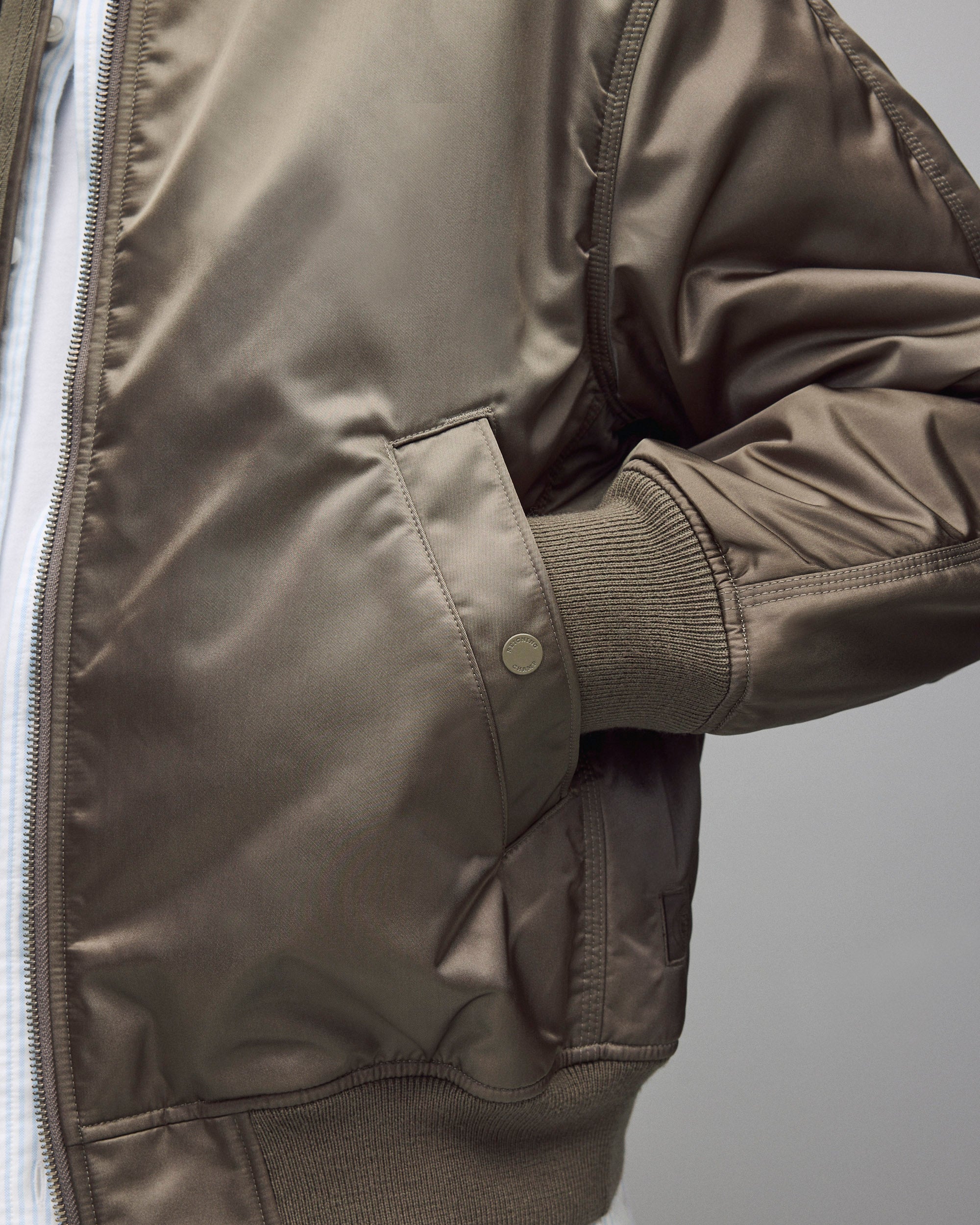 Nylon Twill Crew Jacket - Image 5