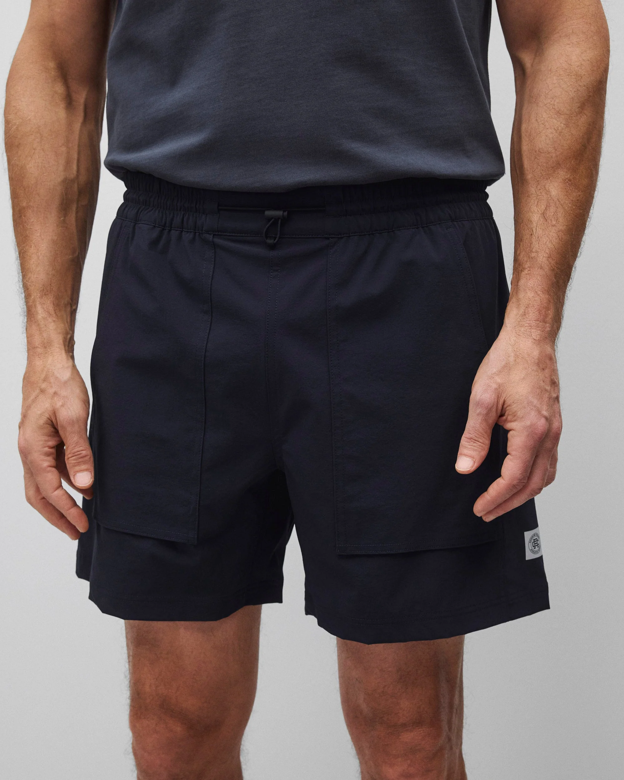 Stretch Nylon Utility Standard Swim Short 6" - Image 3