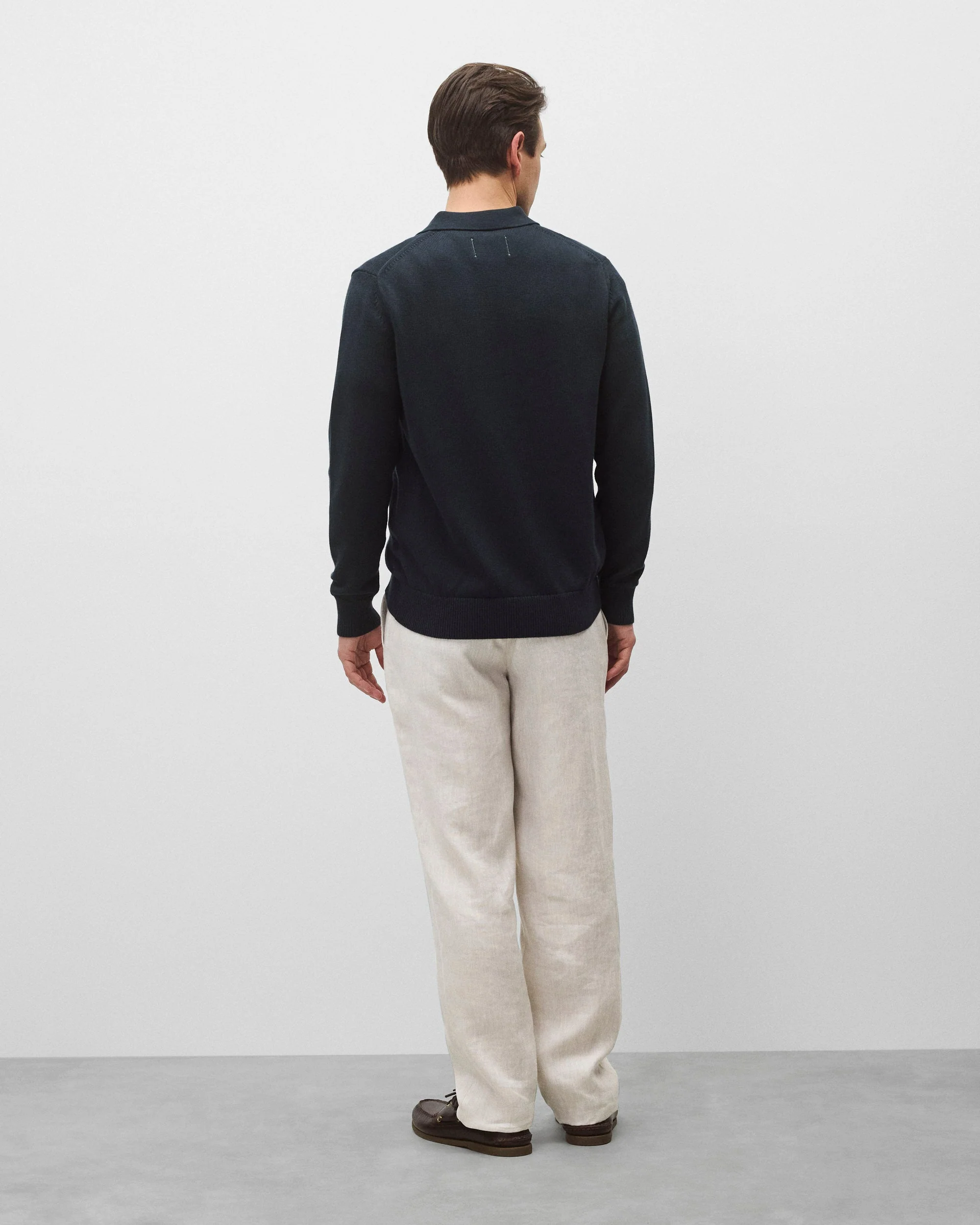 Supima Knit Commodore Polo Sweater - Image 4