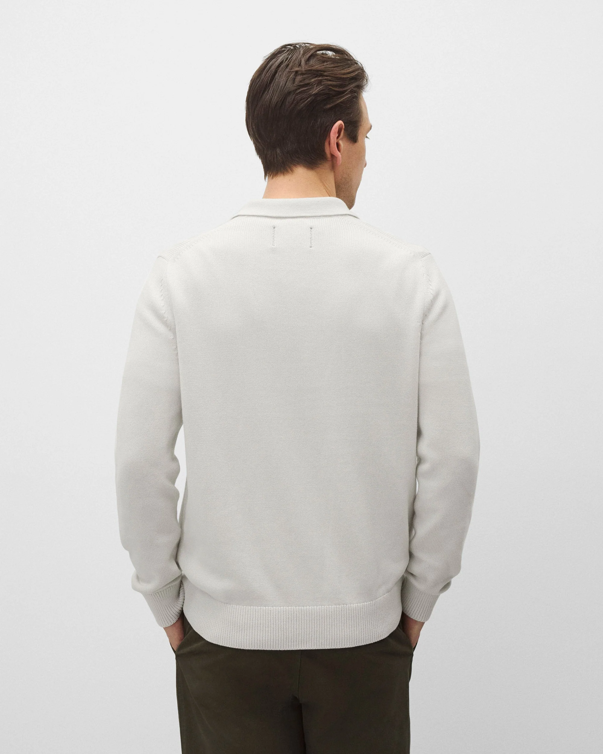 Supima Knit Commodore Polo Sweater - Image 5