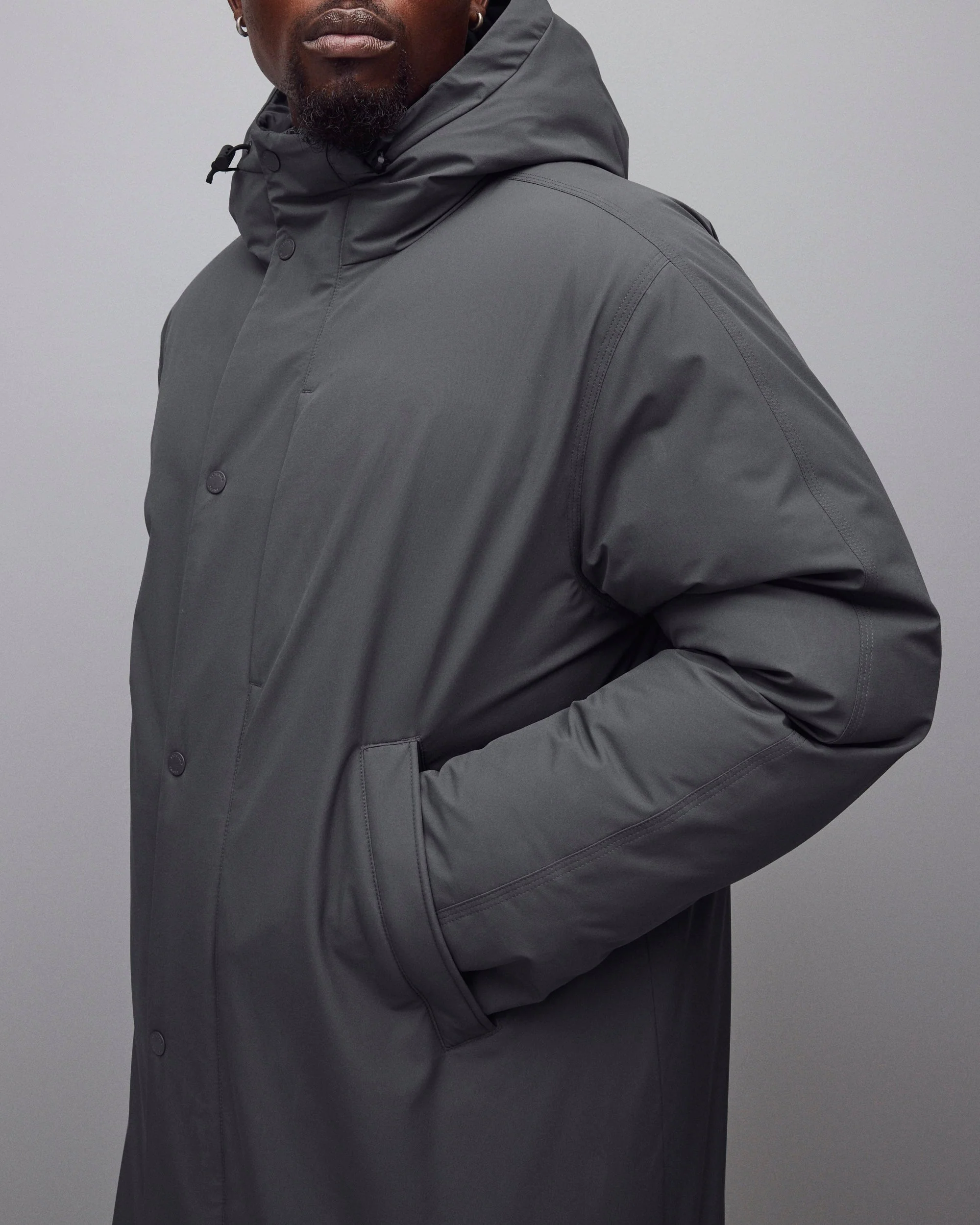 Tech Nylon Sideline Down Parka - Image 7