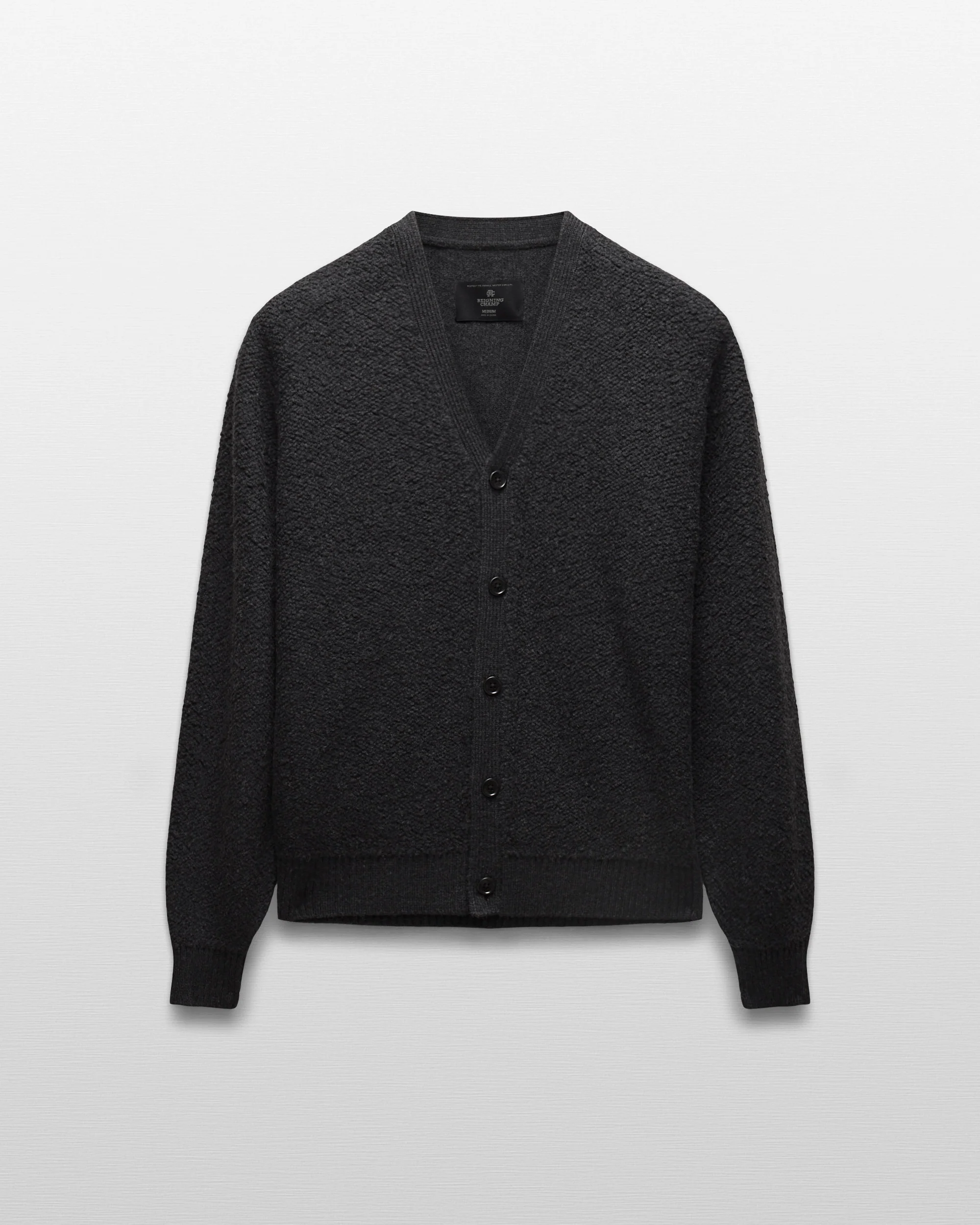 Textured Boucle Turf Cardigan - Image 8