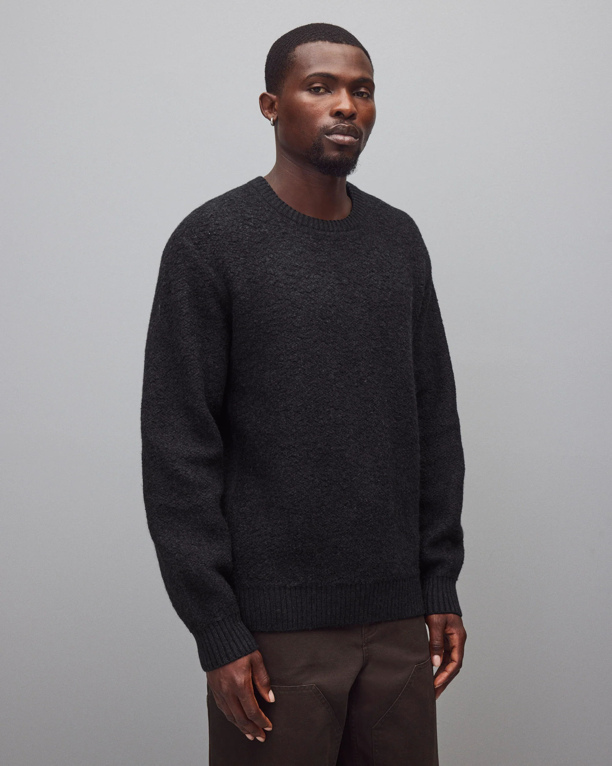 Textured Boucle Turf Crewneck - Image 2