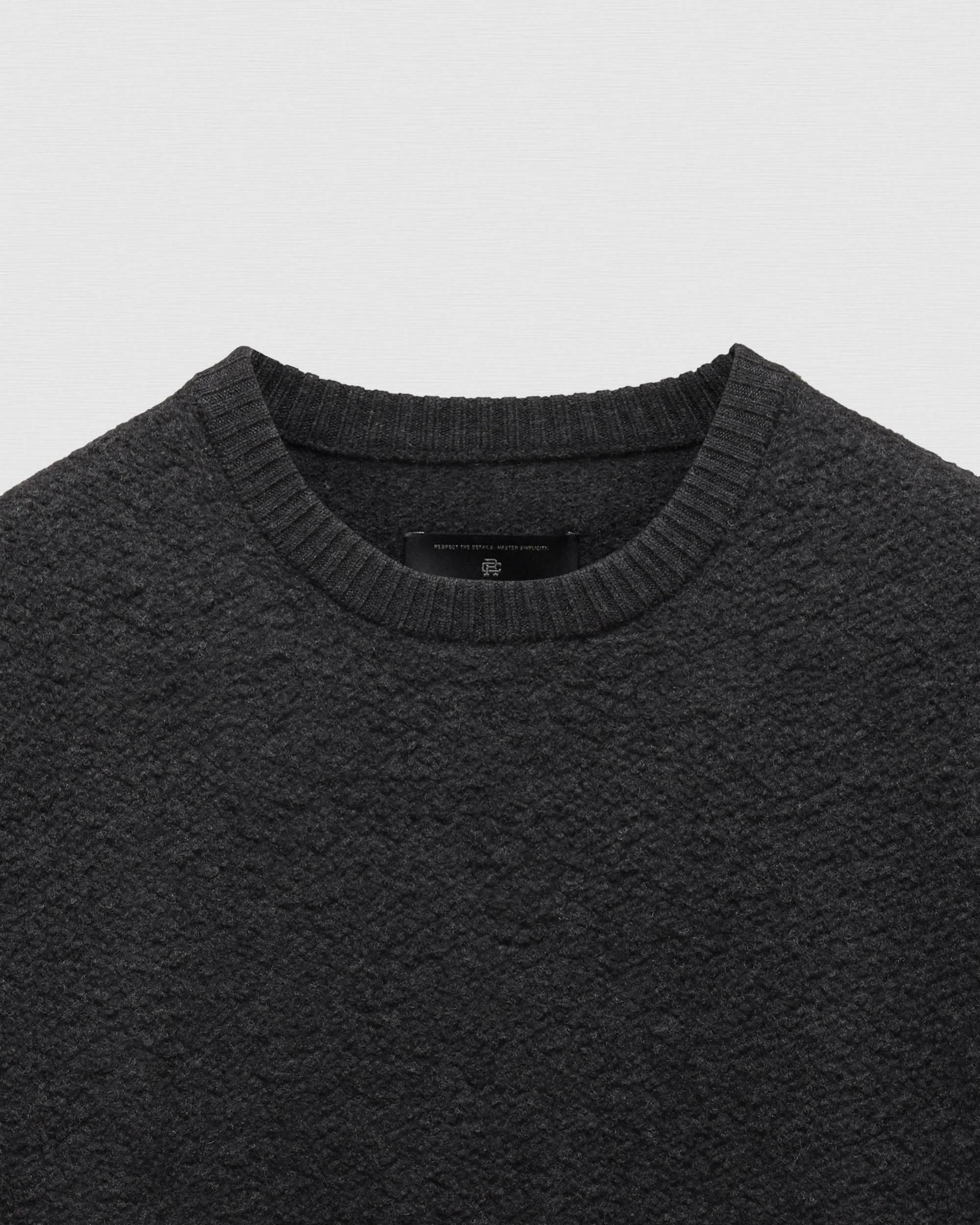 Textured Boucle Turf Crewneck - Image 8