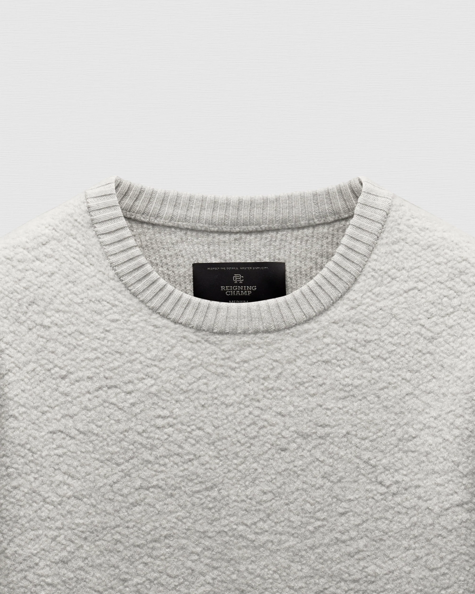 Textured Boucle Turf Crewneck - Image 8