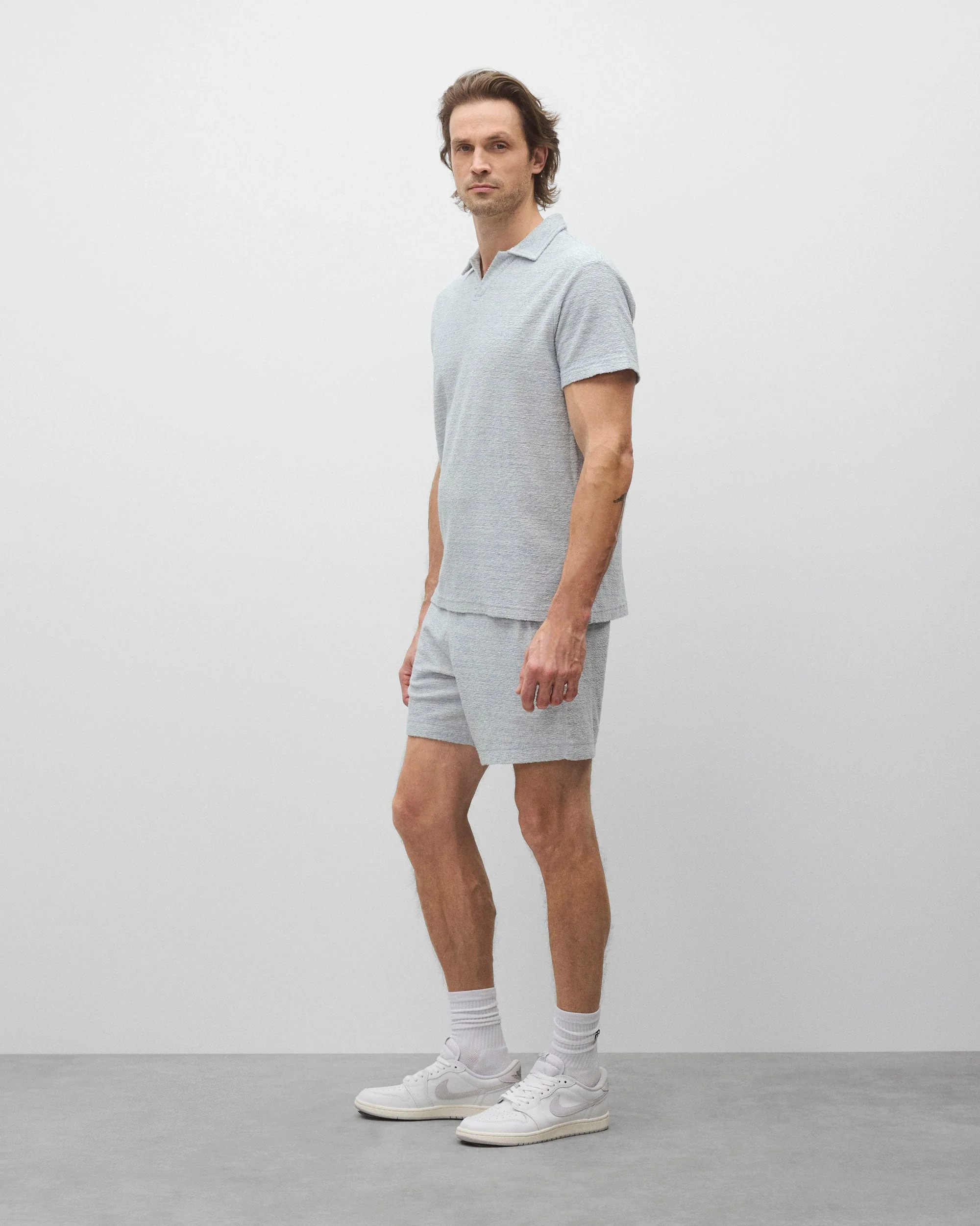 Textured Terry Standard Polo - Image 4